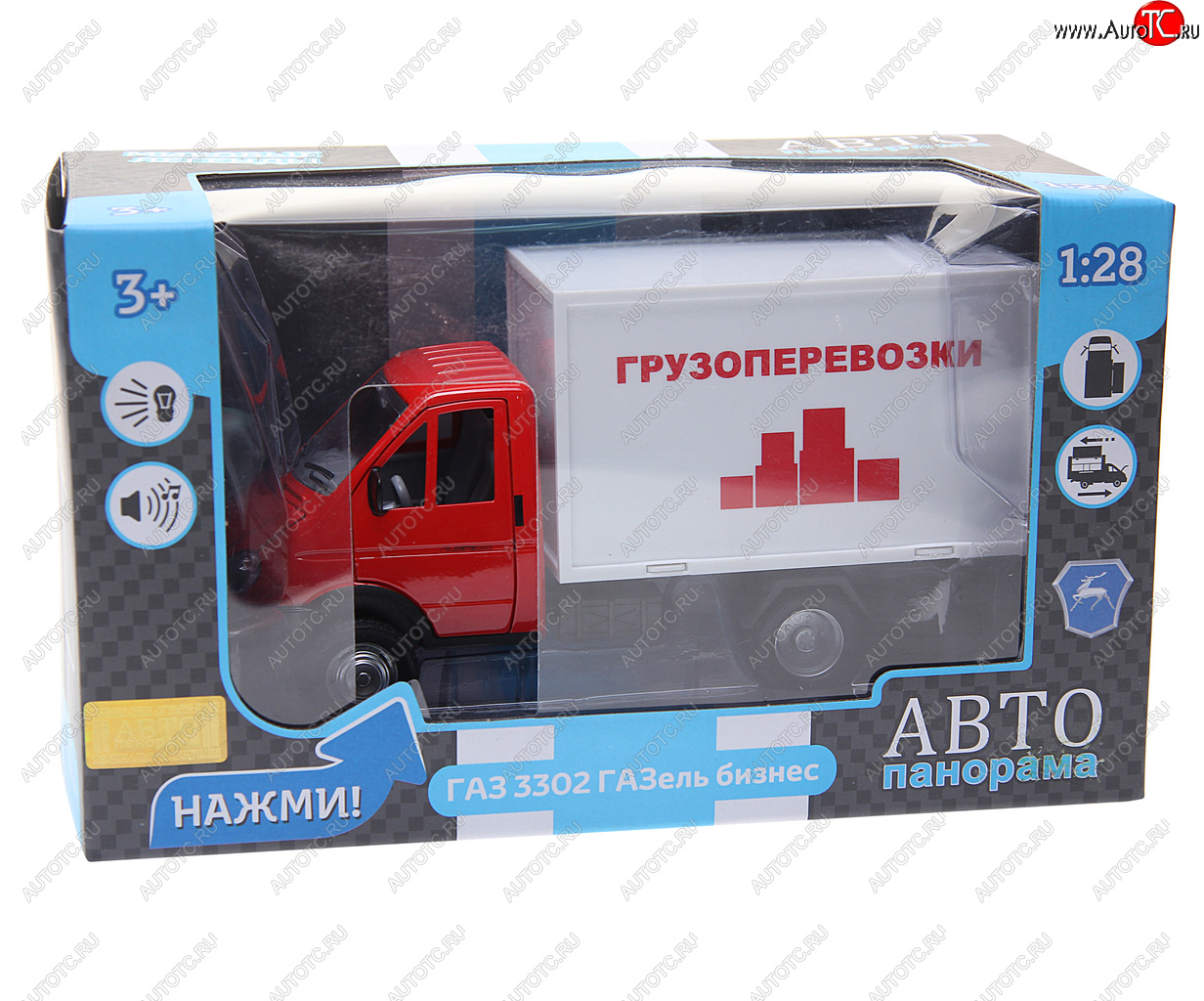 3 099 р. Модель автомобиля ГАЗ-3302 металлическая (1:28) АВТОПАНОРАМА АВТОПАНОРАМА jb1200217 АВТОПАНОРАМА jb1200217  с доставкой в г. Пермь