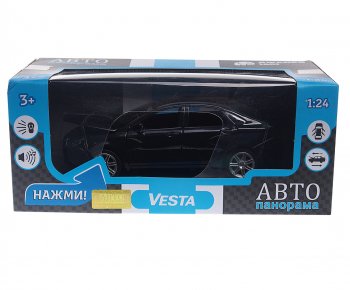 3 499 р. Модель автомобиля ЛАДА Vesta металлическая (1:24) АВТОПАНОРАМА АВТОПАНОРАМА jb1251150  с доставкой в г. Пермь. Увеличить фотографию 2