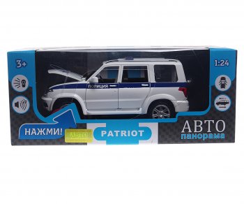 3 499 р. Модель автомобиля УАЗ-3163 Патриот металлическая (1:24) АВТОПАНОРАМА АВТОПАНОРАМА jb1251154  с доставкой в г. Пермь. Увеличить фотографию 2