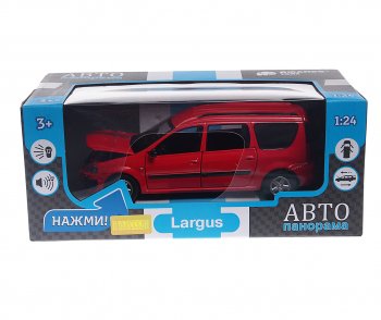 3 499 р. Модель автомобиля ЛАДА Ларгус металлическая (1:24) АВТОПАНОРАМА АВТОПАНОРАМА jb1251419  с доставкой в г. Пермь. Увеличить фотографию 2