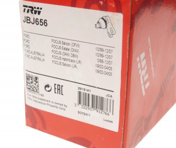 1 229 р. Опора шаровая переднего LH=RH TRW Ford Focus 1 хэтчбэк 5 дв. дорестайлинг (1998-2002)  с доставкой в г. Пермь. Увеличить фотографию 4