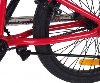 17 599 р. Велосипед 20 1-ск. BMX (AL-рама) красный HILAND HILAND jk2140001-20 HILAND jk2140001-20  с доставкой в г. Пермь. Увеличить фотографию 6