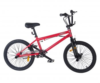 17 599 р. Велосипед 20 1-ск. BMX (AL-рама) красный HILAND HILAND jk2140001-20 HILAND jk2140001-20  с доставкой в г. Пермь. Увеличить фотографию 8
