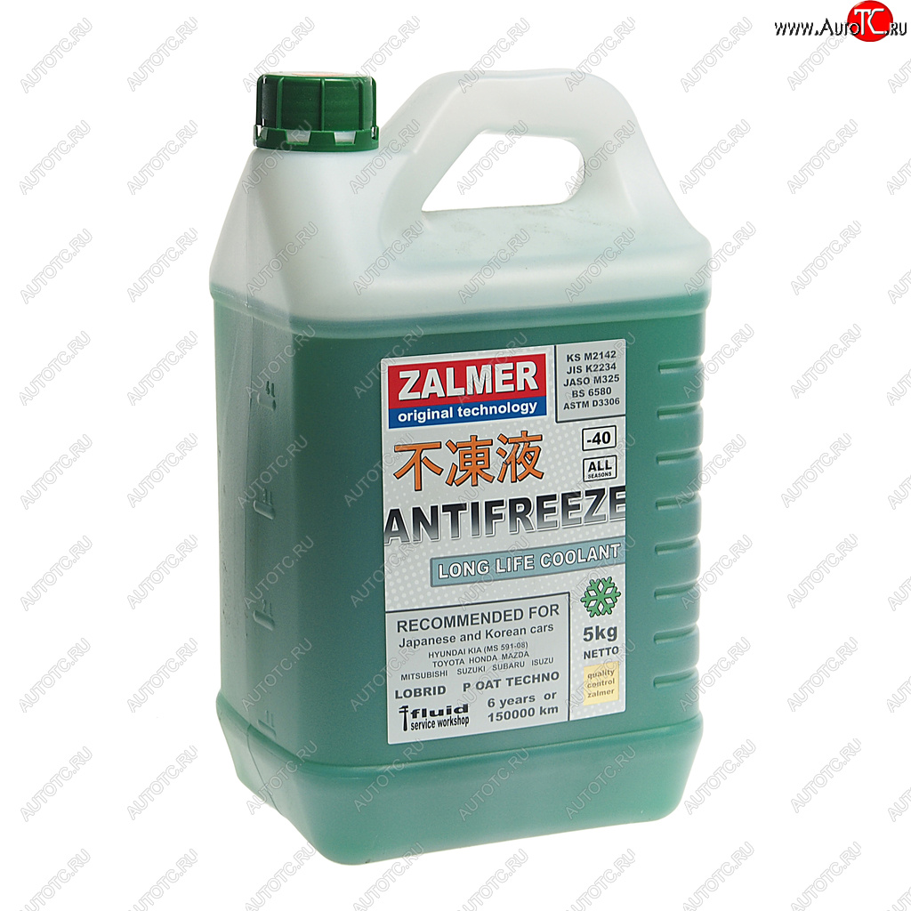 1 399 р. Антифриз сине-зеленый -40C JK 5кг ZALMER ZALMER jk40g005  с доставкой в г. Пермь