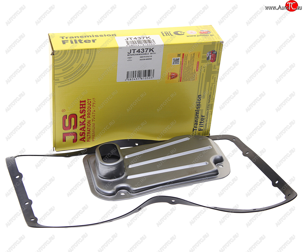3 179 р. Фильтр масляный АКПП TOYOTA Land Cruiser (02-) LEXUS GX470 (02-09),LX470 (с прокладкой) JS ASAKASHI JS ASAKASHI jt437k  с доставкой в г. Пермь