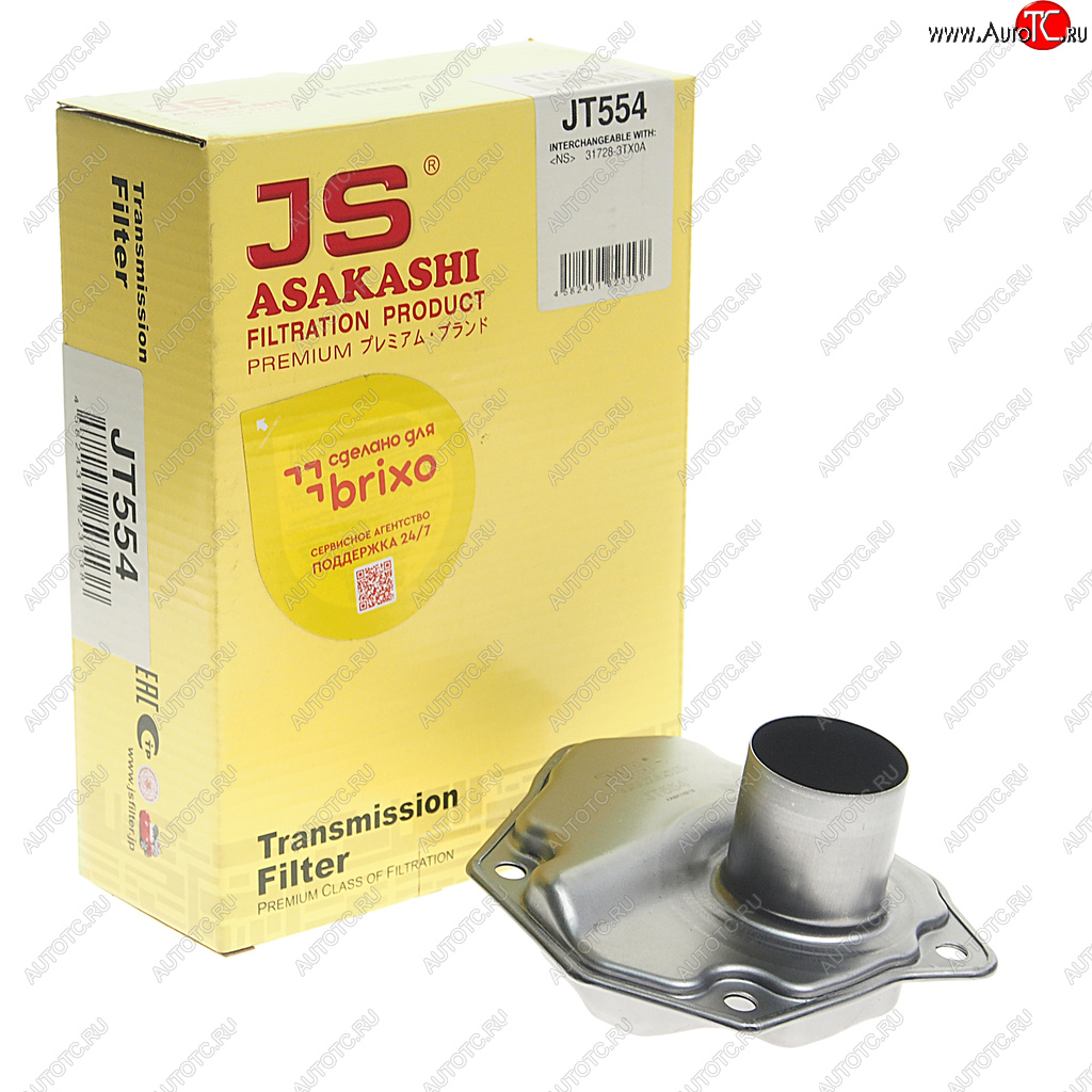 3 289 р. Фильтр масляный АКПП NISSAN Juke (10-) JS ASAKASHI JS ASAKASHI jt554  с доставкой в г. Пермь