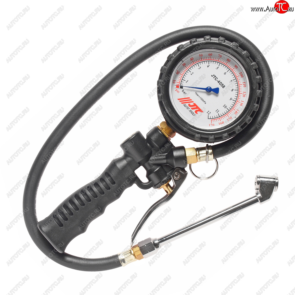 12 399 р. Манометр шинный 12атм. многофункциональный 170PSI JTC  jtc-4058l  с доставкой в г. Пермь