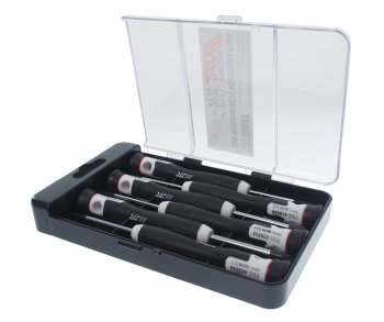 1 839 р. Набор отверток прецизионных PH00/0/1 SL1.5/2.5/3 L=150мм 6 предметов JTC JTC TOOLS CO., LTD jtc-5526 JTC TOOLS CO., LTD jtc-5526  с доставкой в г. Пермь. Увеличить фотографию 1