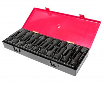 18 699 р. Набор головок торцевых 12 TORX,HEX ударных 19 предметов в кейсе JTC JTC TOOLS CO., LTD jtc-k4191  с доставкой в г. Пермь. Увеличить фотографию 1