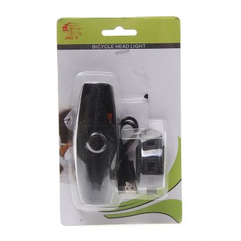 2 299 р. Фонарь велосипедный передний USB кабель с аккумулятором 2400mAh Cree XM-L Led NO NAME jy-7026  с доставкой в г. Пермь. Увеличить фотографию 1