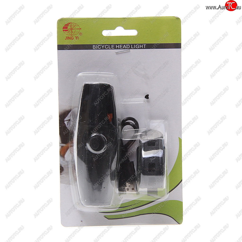 2 299 р. Фонарь велосипедный передний USB кабель с аккумулятором 2400mAh Cree XM-L Led NO NAME jy-7026  с доставкой в г. Пермь