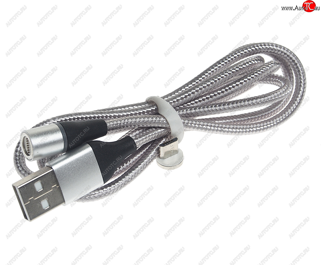 158 р. Кабель micro USB 1м FAISON FAISON k-05 union grey  с доставкой в г. Пермь