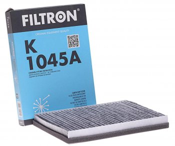 1 299 р. Фильтр воздушный салона VW Passat угольный FILTRON FILTRON k1045a  с доставкой в г. Пермь. Увеличить фотографию 1