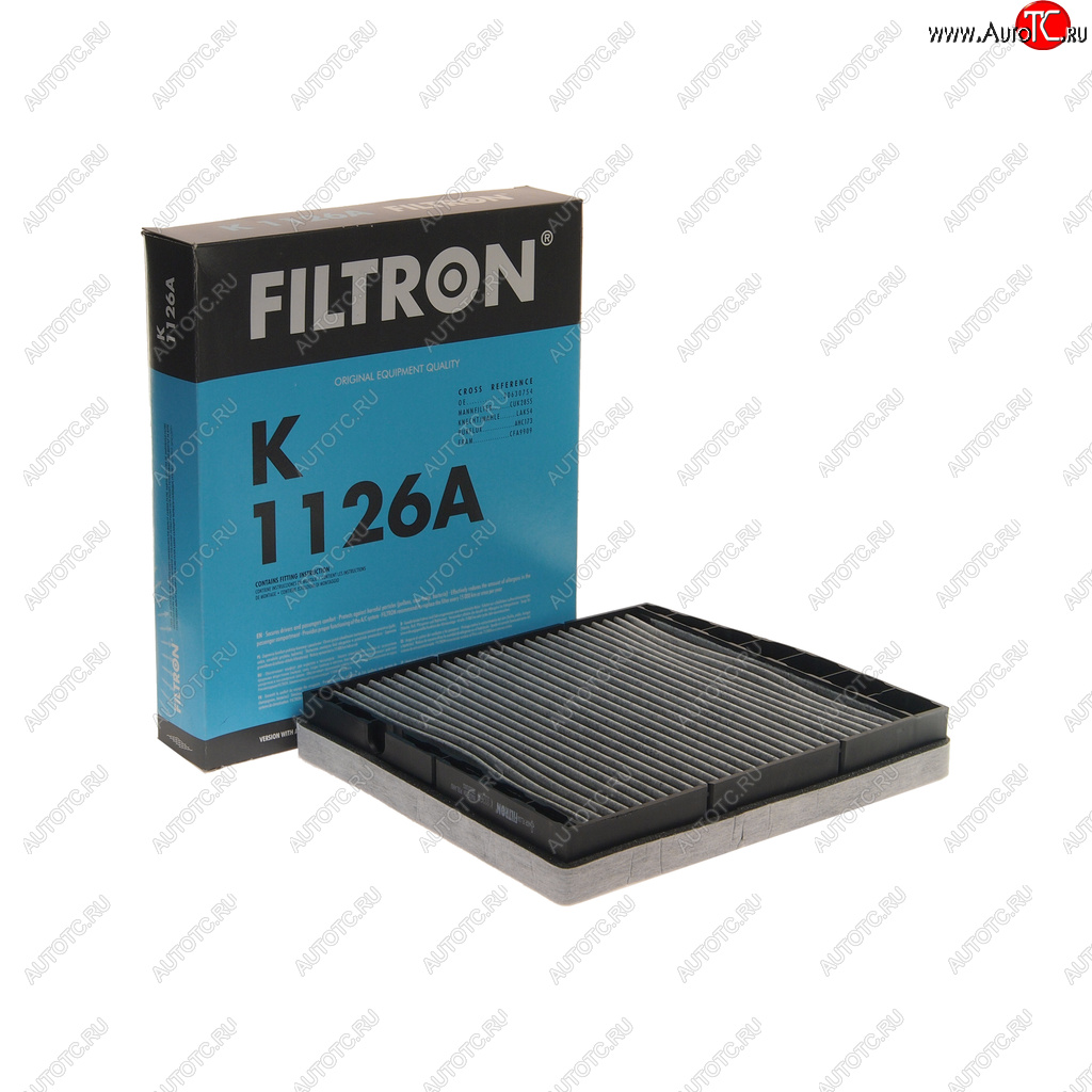 1 849 р. Фильтр воздушный салона VOLVO S60,S80,XC70 (00-),XC70 2 (07-),V70 2 (00-) FILTRON FILTRON k1126a  с доставкой в г. Пермь