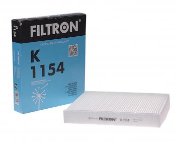 499 р. Фильтр воздушный салона FILTRON FILTRON k1154  с доставкой в г. Пермь. Увеличить фотографию 1