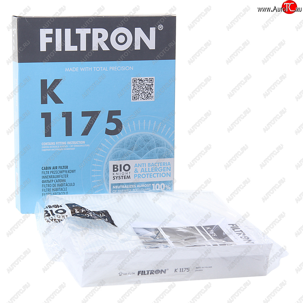 579 р. Фильтр воздушный салона HONDA Civic 5D (05-) FILTRON FILTRON k1175  с доставкой в г. Пермь