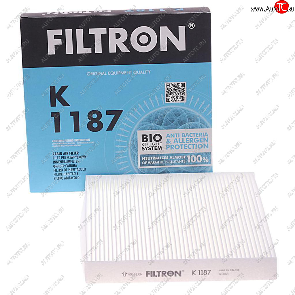 559 р. Фильтр воздушный салона HONDA Civic (08-) FILTRON FILTRON k1187  с доставкой в г. Пермь