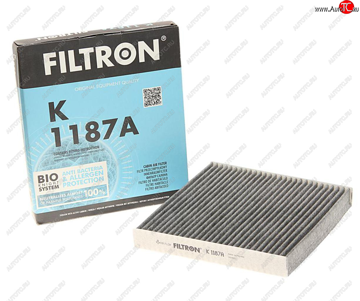 779 р. Фильтр воздушный салона HONDA Accord (03-13) угольный FILTRON FILTRON k1187a  с доставкой в г. Пермь