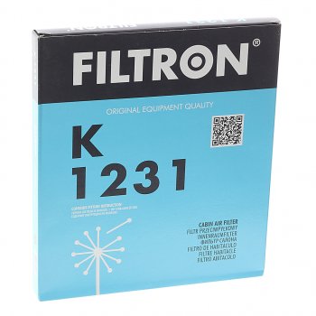 599 р. Фильтр воздушный салона KIA Cerato (04-),Carnival (05-),Sorento (09-) FILTRON FILTRON k1231  с доставкой в г. Пермь. Увеличить фотографию 2