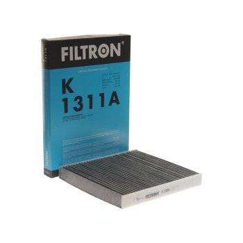 919 р. Фильтр воздушный салона VW Golf (14-) AUDI A3 (12-) SEAT Leon (12-) угольный FILTRON FILTRON k1311a  с доставкой в г. Пермь. Увеличить фотографию 1