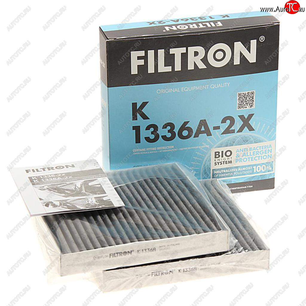 1 179 р. Фильтр воздушный салона BMW X3 (10-),X4 (14-) комплект FILTRON FILTRON k1336a-2x  с доставкой в г. Пермь