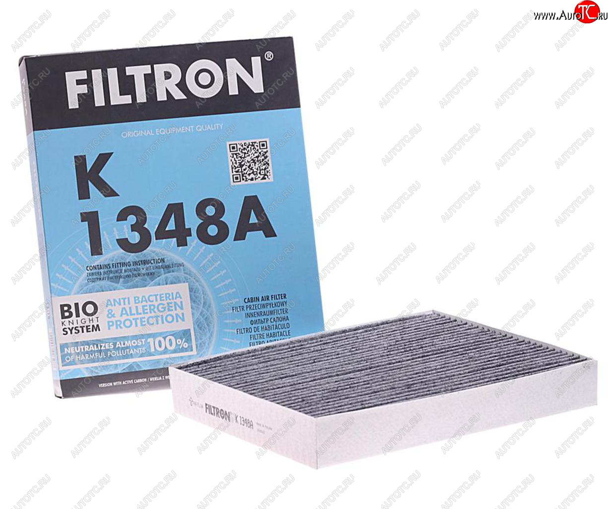 1 179 р. Фильтр воздушный салона FORD Mondeo (14-) угольный FILTRON FILTRON k1348a  с доставкой в г. Пермь