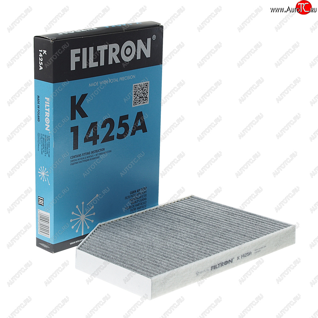 1 299 р. Фильтр воздушный салона BMW X3 (G01) угольный FILTRON FILTRON k1425a  с доставкой в г. Пермь