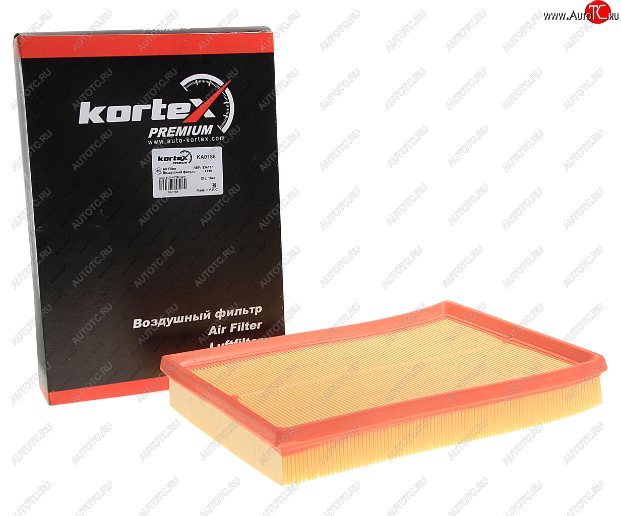 529 р. Фильтр воздушный OPEL Corsa C,Meriva (03-) KORTEX KORTEX ka0188  с доставкой в г. Пермь