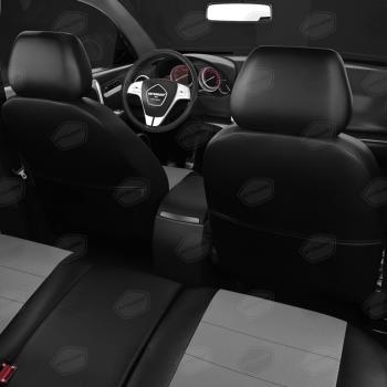 8 199 р. Авточехлы KIA Sportage (10-16) HYUNDAI IX35(10-16),Tucson(10-15) экокожа черно-серые компл.AVTOLIDER AVTOLIDER ka15-0906-ec02  с доставкой в г. Пермь. Увеличить фотографию 7