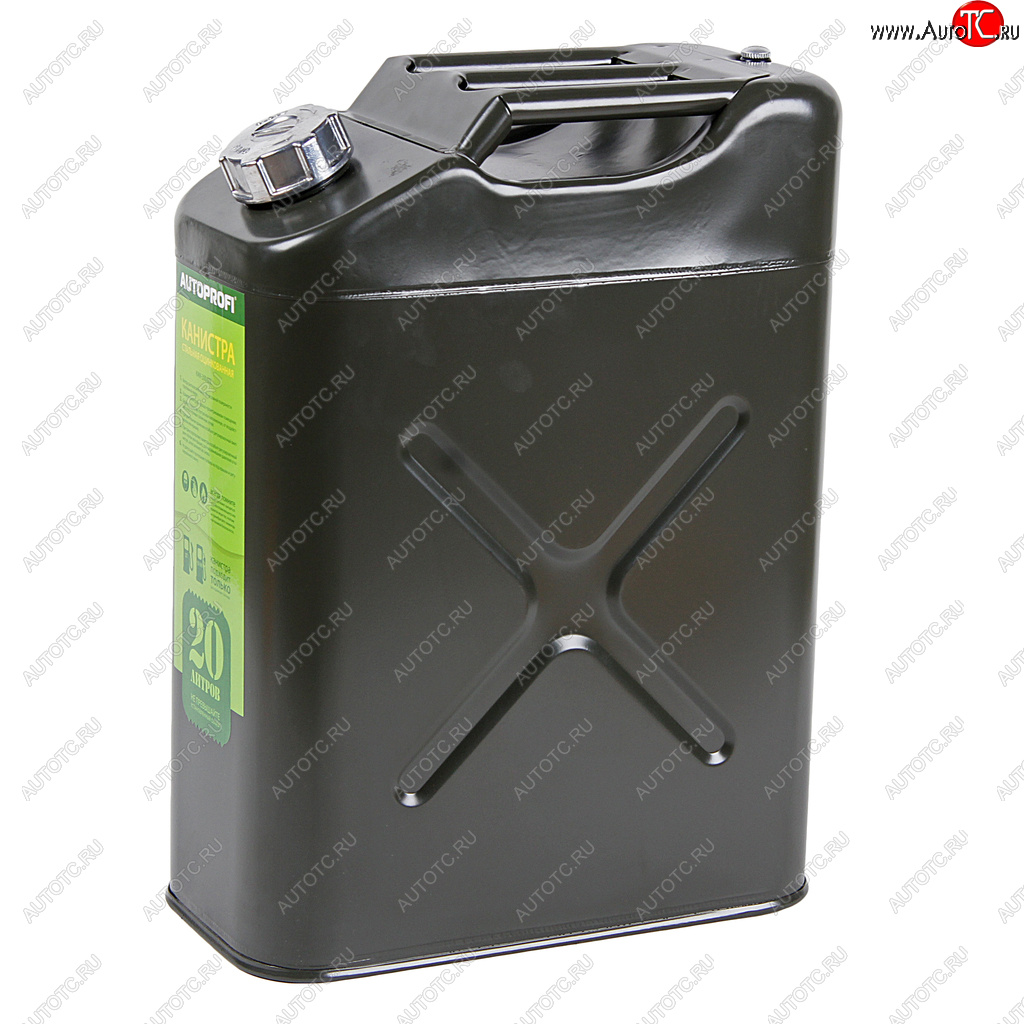 4 999 р. Канистра 20л сталь со сливным устройством AUTOPROFI AUTOPROFI kan-300 (20l)  с доставкой в г. Пермь