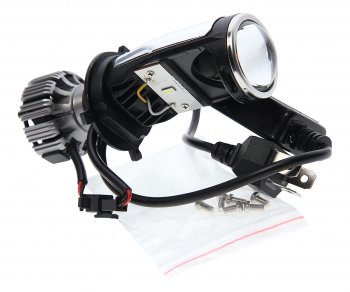 1 999 р. Лампа светодиодная 12V H4 P43t с линзой бокс (1шт.) CLEARLIGHT CLEARLIGHT kbm cl g3 н4 mini  с доставкой в г. Пермь. Увеличить фотографию 2