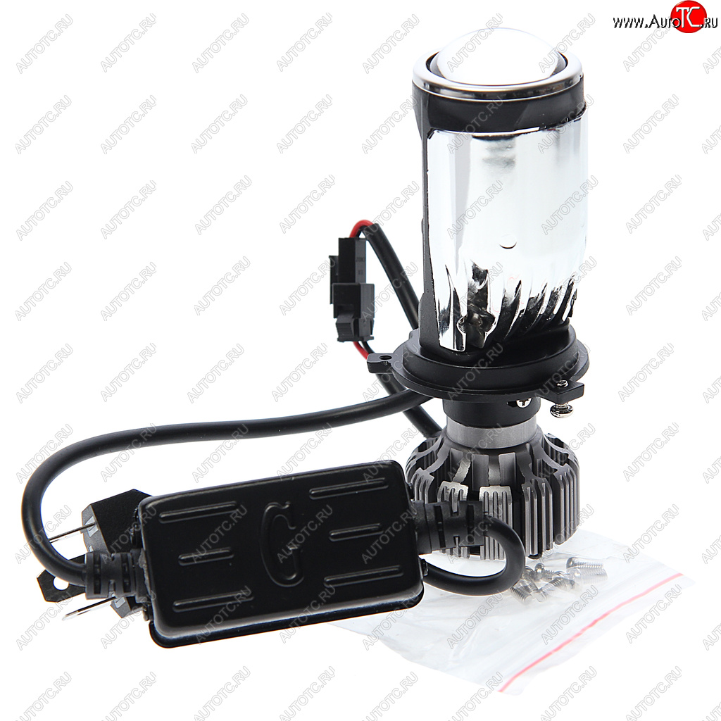 1 999 р. Лампа светодиодная 12V H4 P43t с линзой бокс (1шт.) CLEARLIGHT CLEARLIGHT kbm cl g3 н4 mini  с доставкой в г. Пермь
