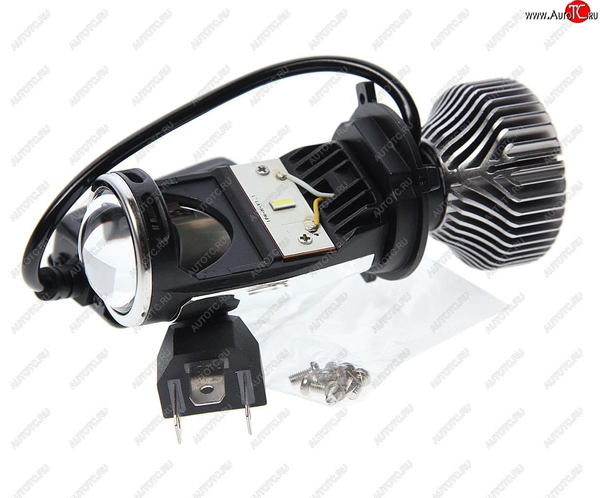 1 889 р. Лампа светодиодная 12V H4 P43t с линзой бокс (1шт.) CLEARLIGHT CLEARLIGHT kbm cl g3 н4 mini1  с доставкой в г. Пермь
