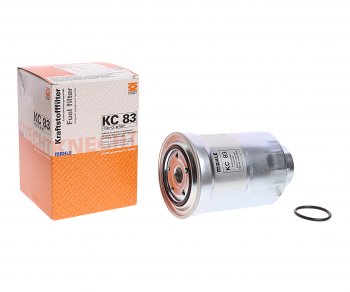 1 399 р. Фильтр топливный TOYOTA Land Cruiser 80,90,120 (80-07-),Hiace (84-06-) (DTDI) MAHLE MAHLE kc83d  с доставкой в г. Пермь. Увеличить фотографию 1