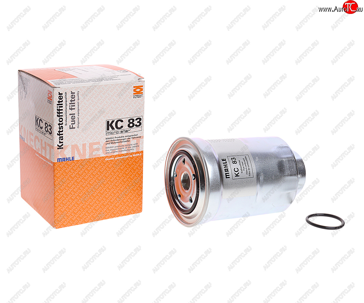 1 399 р. Фильтр топливный TOYOTA Land Cruiser 80,90,120 (80-07-),Hiace (84-06-) (DTDI) MAHLE MAHLE kc83d  с доставкой в г. Пермь