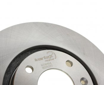3 699 р. Диск тормозной PEUGEOT 207,307,308,Partner CITROEN C4,C5,Berlingo передний (1шт.) KORTEX KORTEX kd0154  с доставкой в г. Пермь. Увеличить фотографию 3