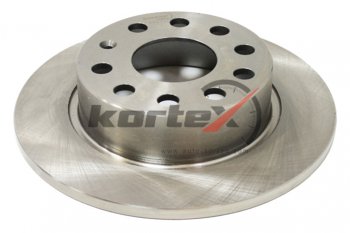 2 399 р. Диск тормозной VW Golf 5,6 AUDI A3 SKODA Octavia (1Z,5E),Yeti задний (1шт.) KORTEX KORTEX kd0201  с доставкой в г. Пермь. Увеличить фотографию 5