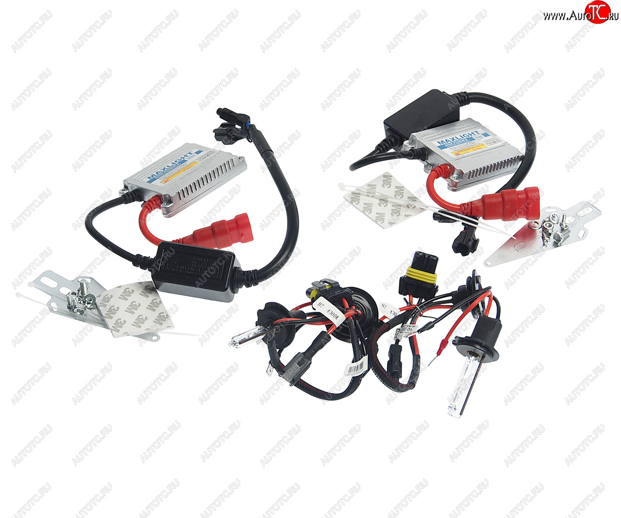 2 869 р. Оборудование ксеноновое набор H7 4300K Slim MAXLIGHT MAXLIGHT kms lcl h74-300  с доставкой в г. Пермь