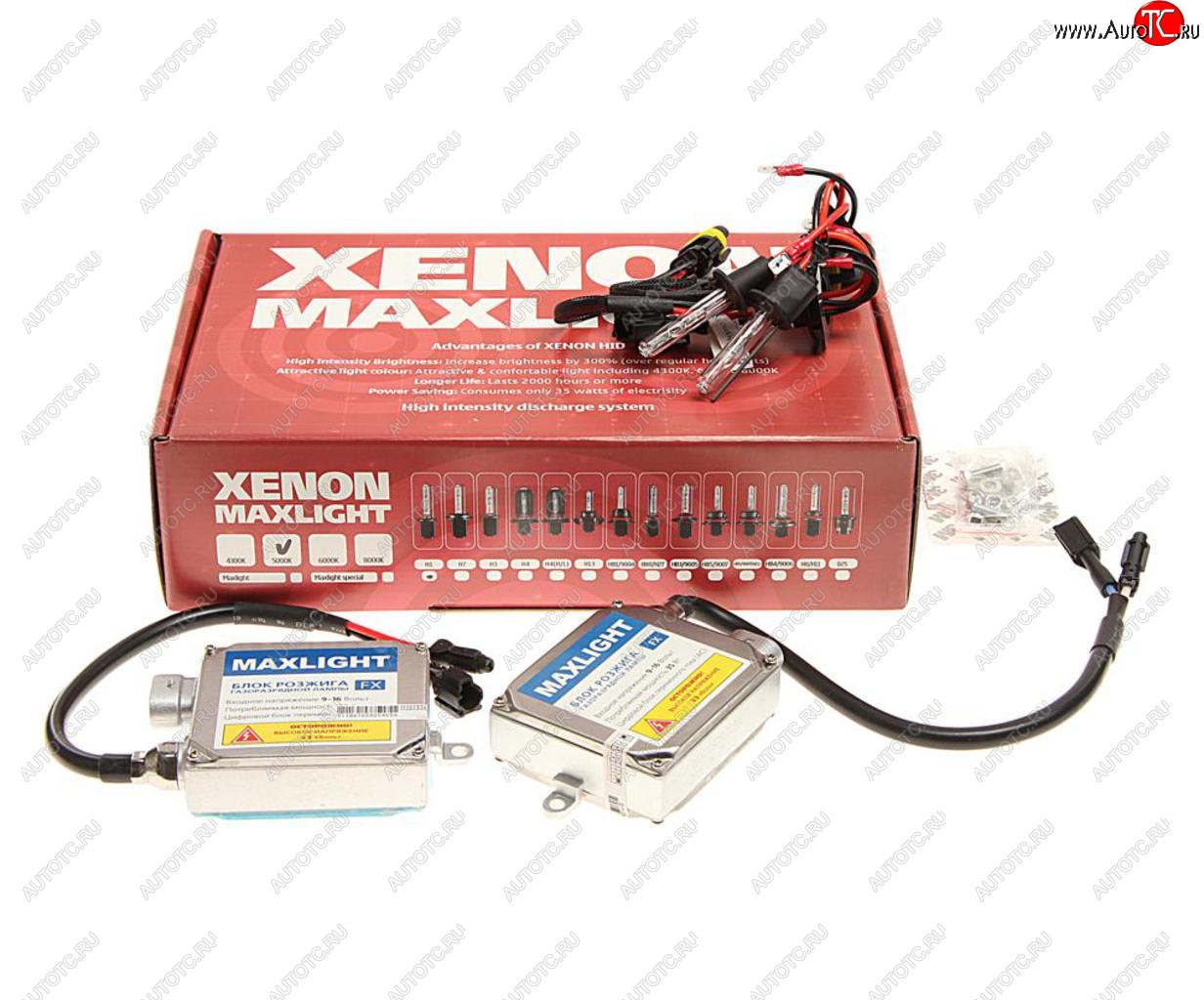 2 979 р. Оборудование ксеноновое набор H1 5000K MAXLIGHT MAXLIGHT kmx lcl h15-000  с доставкой в г. Пермь