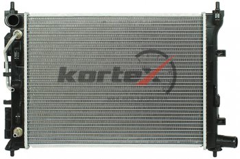 9 649 р. Радиатор HYUNDAI Solaris KIA Rio (17-) охлаждения двигателя АКПП KORTEX KORTEX krd1057  с доставкой в г. Пермь. Увеличить фотографию 1