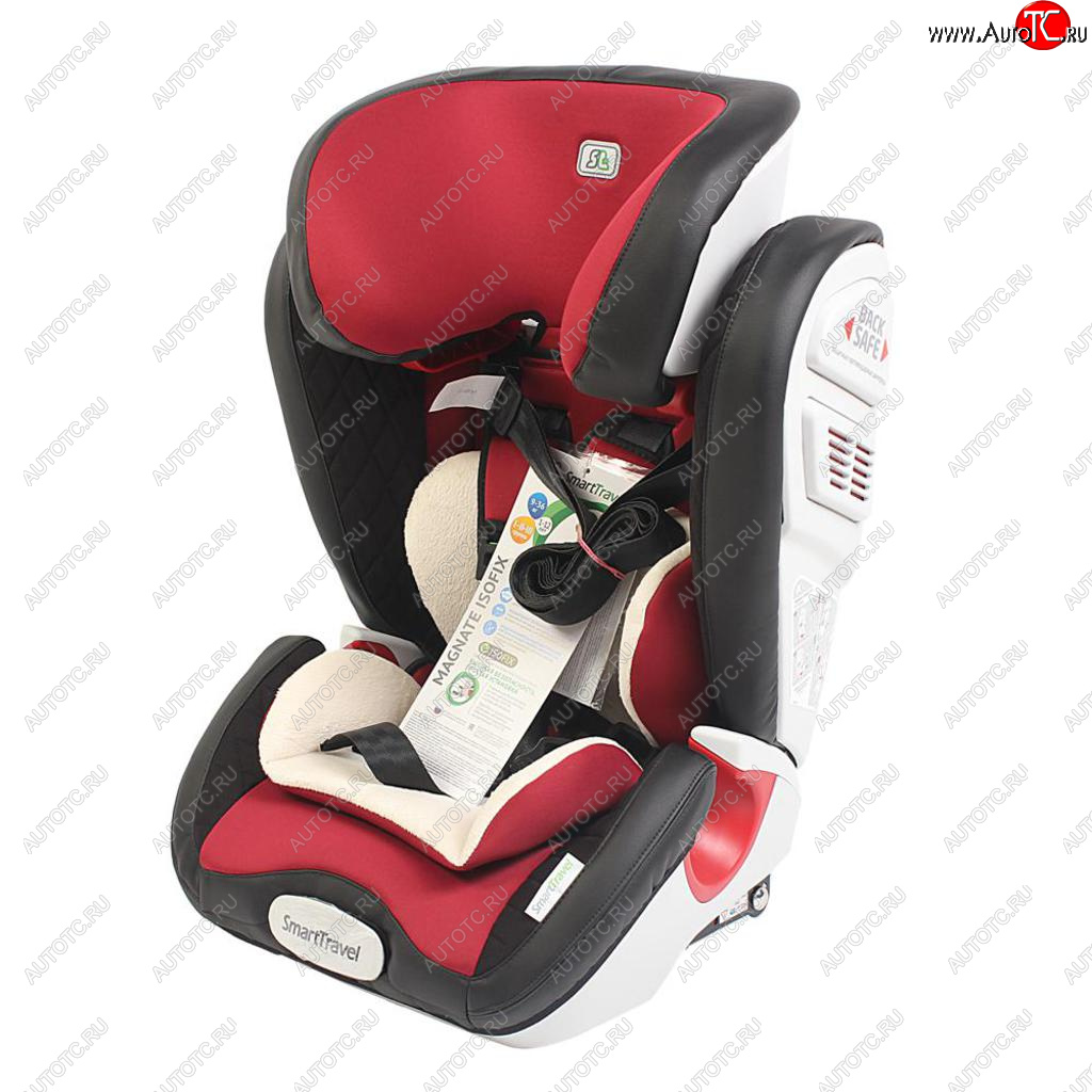 15 299 р. Автокресло детское 9-36кг (l-ll-lll) 1-12лет бордово-корич. трансформер Isofix Magnate SMART TRAVEL SMART TRAVEL kres2069 SMART TRAVEL kres2069  с доставкой в г. Пермь