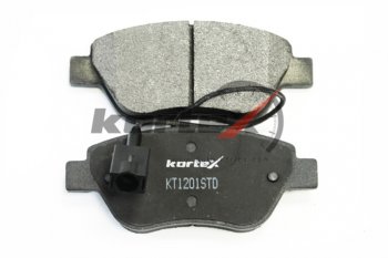 1 679 р. Колодки тормозные передние (4шт.) KORTEX Fiat Albea 170 седан (2002-2012)  с доставкой в г. Пермь. Увеличить фотографию 2