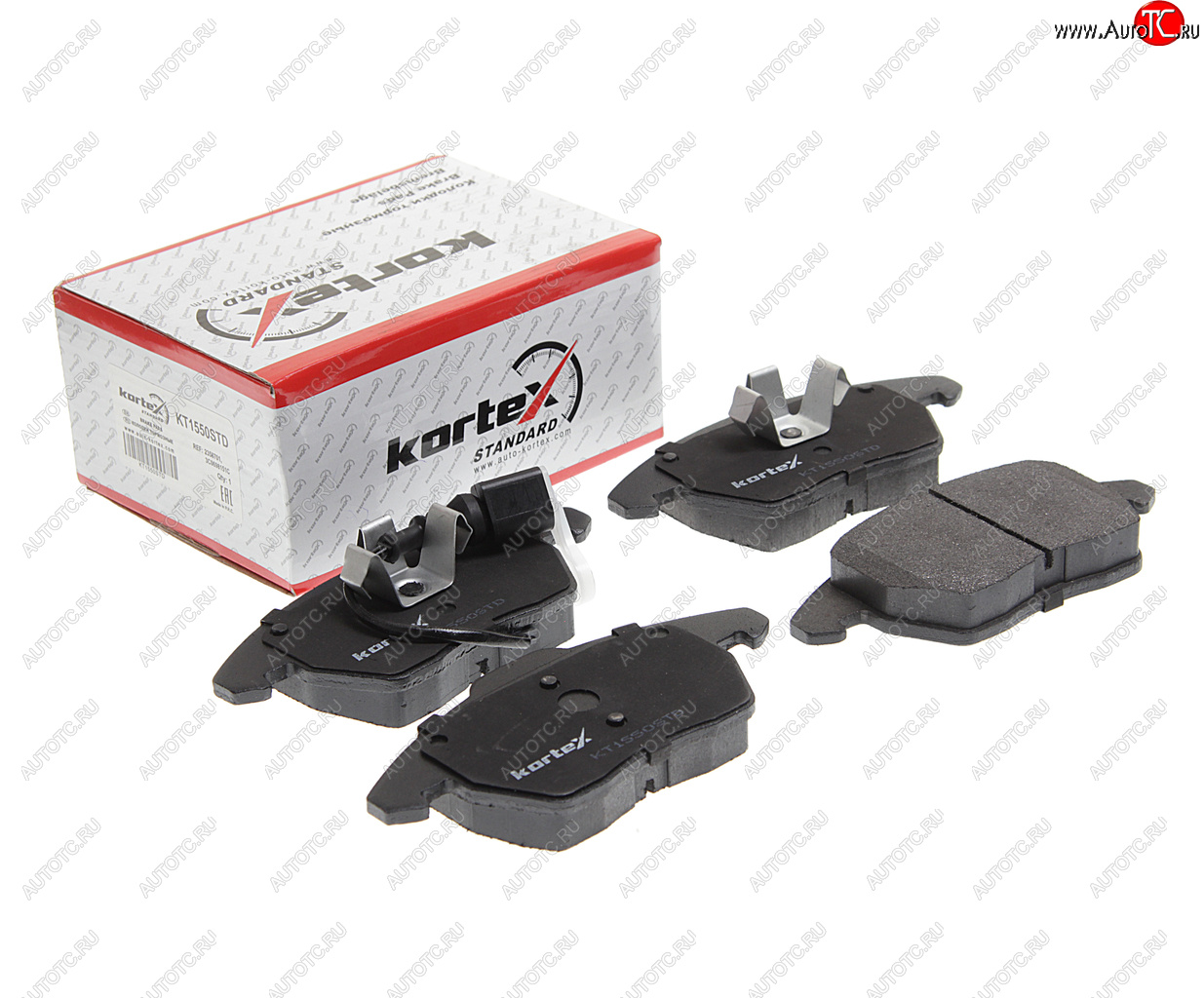 1 999 р. Колодки тормозные VW Passat (05-) SKODA Octavia (04-) передние (4шт.) KORTEX KORTEX kt1550std KORTEX kt1550std  с доставкой в г. Пермь