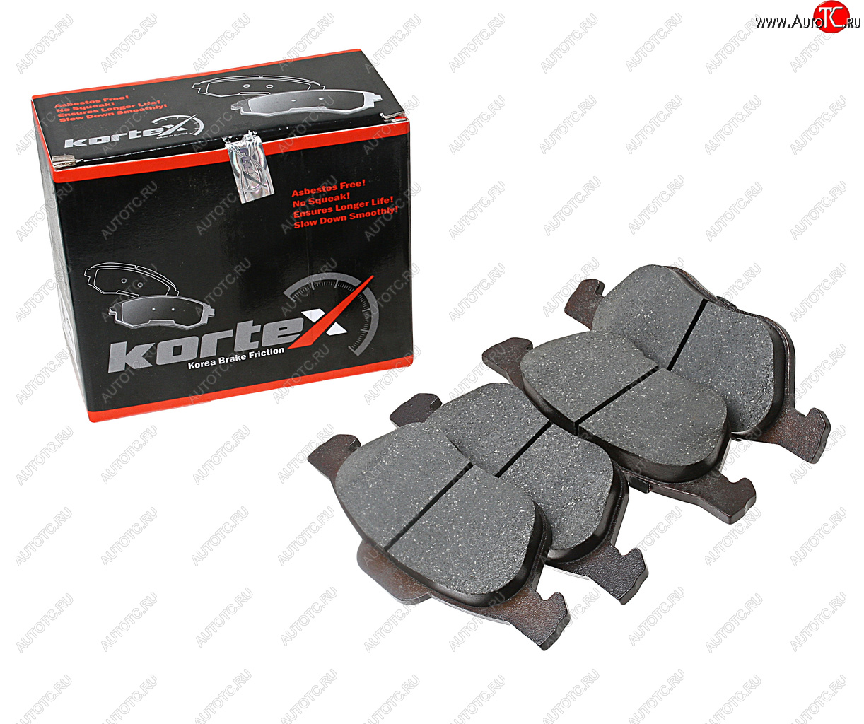 2 389 р. Колодки тормозные передние (4шт.) KORTEX Renault Megane седан  дорестайлинг (2002-2006)  с доставкой в г. Пермь