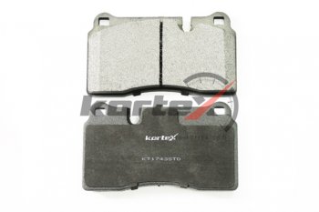 1 699 р. Колодки тормозные передние (4шт.) KORTEX Land Rover Range Rover Sport 1 L320 дорестайлинг (2005-2009)  с доставкой в г. Пермь. Увеличить фотографию 2