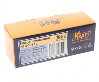 369 р. Насос омывателя ВАЗ-2110,ГАЗ,ЗИЛ 12V 2.5атм. KRAFT KRAFT kt202612  с доставкой в г. Пермь. Увеличить фотографию 3