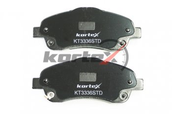 1 999 р. Колодки тормозные передние (4шт.) KORTEX Toyota Avensis T250 седан дорестайлинг (2003-2006)  с доставкой в г. Пермь. Увеличить фотографию 3