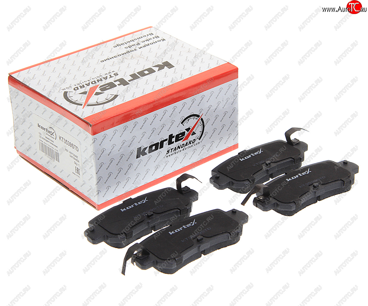 1 369 р. Колодки тормозные задние (4шт.) KORTEX Mazda CX-5 KE дорестайлинг (2011-2014)  с доставкой в г. Пермь
