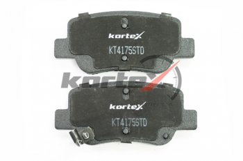 969 р. Колодки тормозные задние (4шт.) KORTEX Toyota Avensis T270 седан дорестайлинг (2008-2011)  с доставкой в г. Пермь. Увеличить фотографию 3