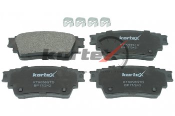 1 689 р. Колодки тормозные задние (4шт.) KORTEX Mitsubishi Outlander GF дорестайлинг (2012-2014)  с доставкой в г. Пермь. Увеличить фотографию 3